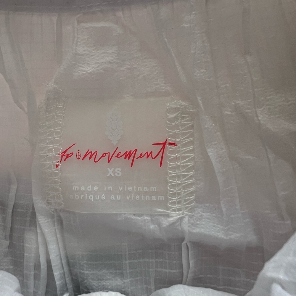 FP Movement Packable Windbreaker Jacket White XS … - image 6